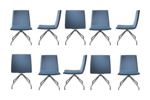 MSM Loungestuhl FF5 vollgepolsterte Sitzschale