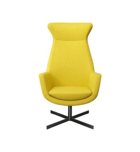 MSM Stuhl FF3 Loungestuhl gelb gepolstert