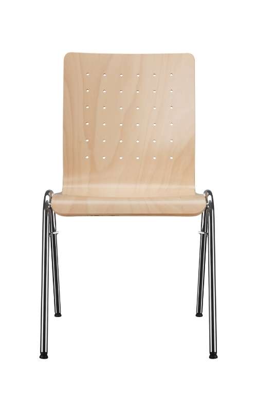 MSM Stapelstuhl Serie 3200 und Sitzschale aus Holz
