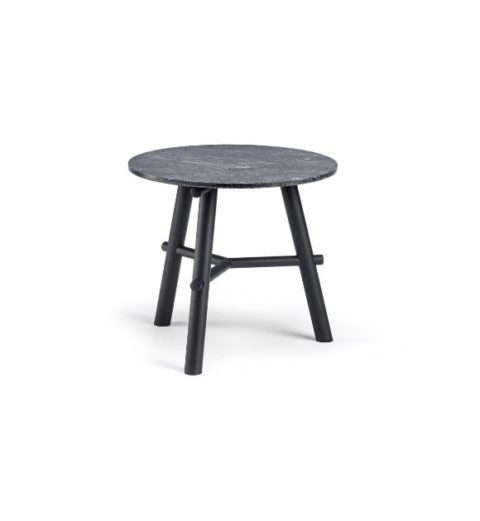 MSM Tisch Otto, Beistelltisch, Gestell schwarz, Tischplatte rund