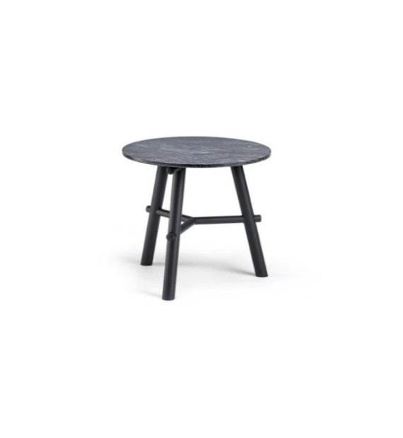 MSM Tisch Otto, Beistelltisch, Gestell schwarz, Tischplatte rund